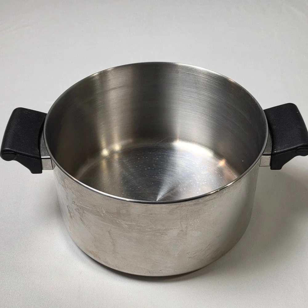 Farberware 6QT‎ Stainless Steel Stockpot Impact Bonded QQQ21T Silver Heavy Duty